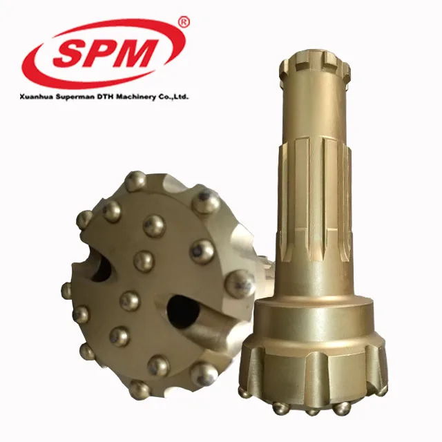 350 SPM350 - 152 мм 6 дюймов 6 дюймов высокое давление воздуха DTH сверло для 5-дюймового Dth молотка
350 SPM350 - 152 мм 6 дюймов 6 дюймов высокое давление воздуха DTH сверло для 5-дюймового Dth молотка