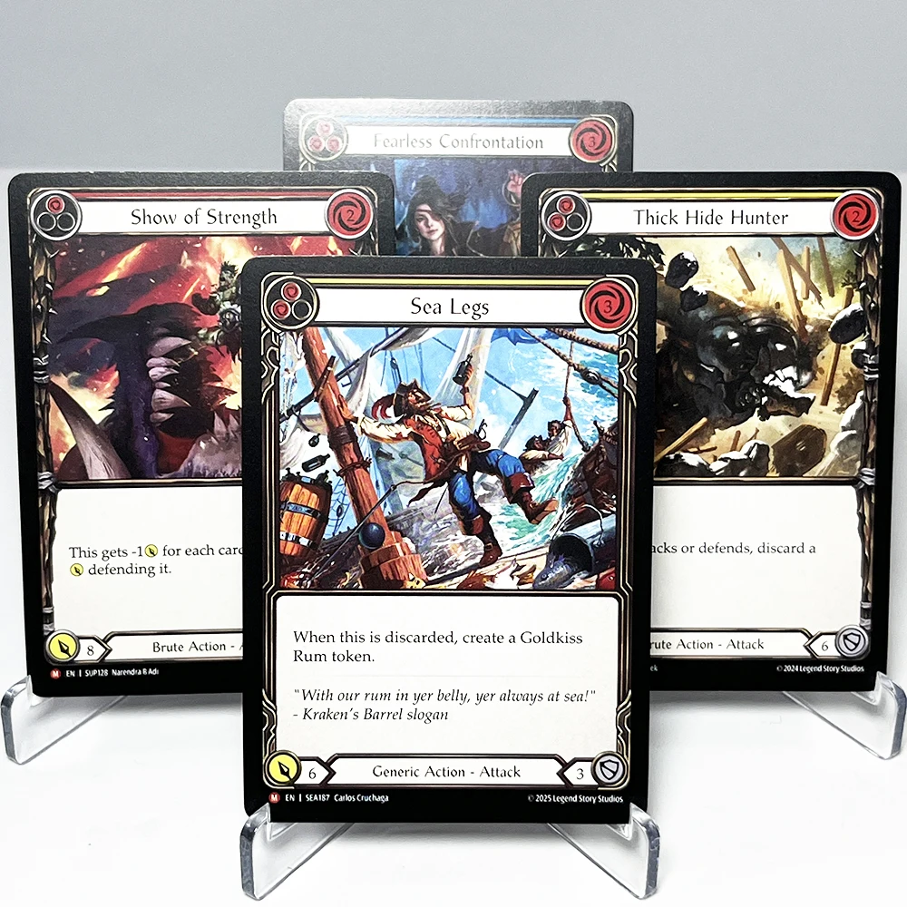 PROXY FAB Card Regular Card PlowUnder Sea Legs Seismic Eruption Show of Strength Snag Card Collection TCG Battle Card Board Game
PROXY FAB Card Regular Card PlowUnder Sea Legs Seismic Eruption Show of Strength Snag Card Collection TCG Battle Card Board Game