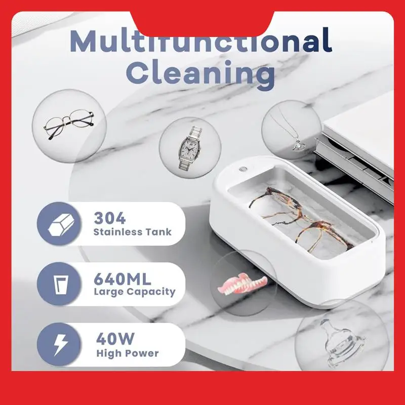 A32HOT-Ultrasonic Glasses Cleaner Machine,Portable Professional Sonic Jewelry Cleaner For Eye Glasses,Earring,Necklaces
A32HOT-Ultrasonic Glasses Cleaner Machine,Portable Professional Sonic Jewelry Cleaner For Eye Glasses,Earring,Necklaces