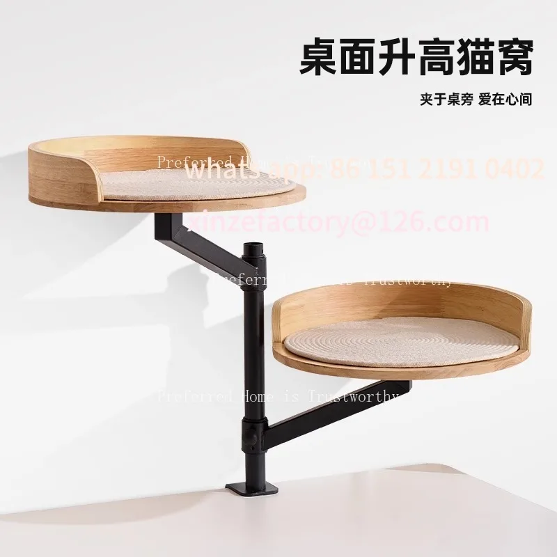 Customizable Table Top Cat Stand Workstation Desk Cat Bed Shared Furniture with Pets Cat Bed Multi-layer
Customizable Table Top Cat Stand Workstation Desk Cat Bed Shared Furniture with Pets Cat Bed Multi-layer
