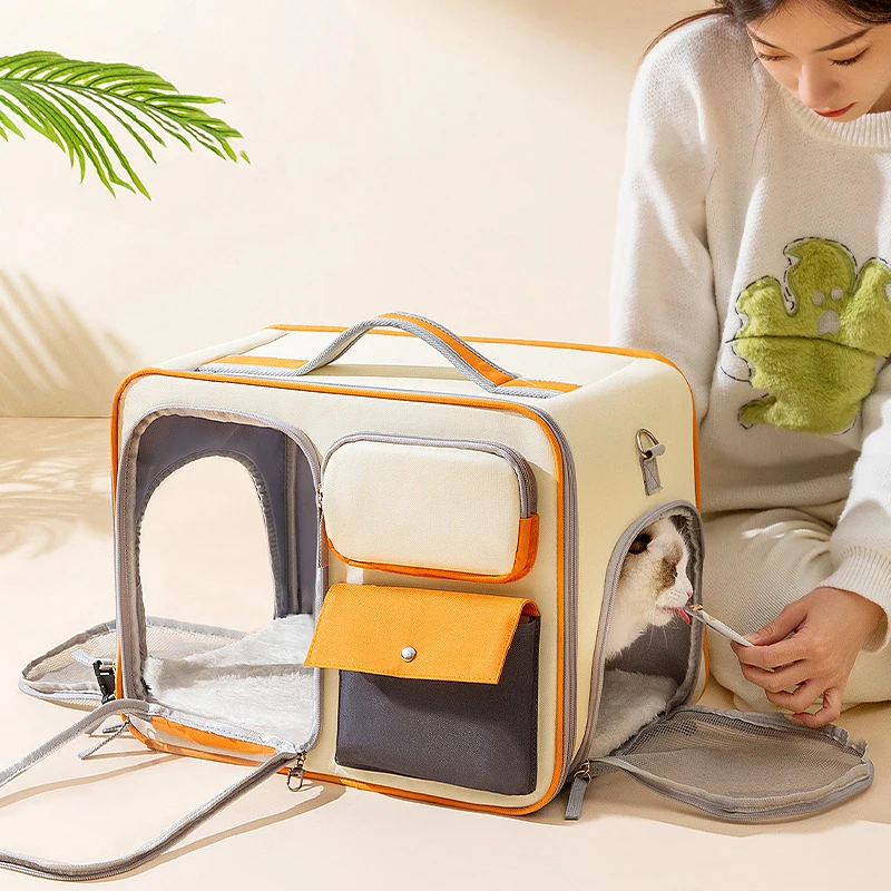 Pets Bag Cat Transport Portable Travel Backpack Large Capacity Three Sides Cat Backpack Multifunctional Pet Backpack Breathable
Pets Bag Cat Transport Portable Travel Backpack Large Capacity Three Sides Cat Backpack Multifunctional Pet Backpack Breathable