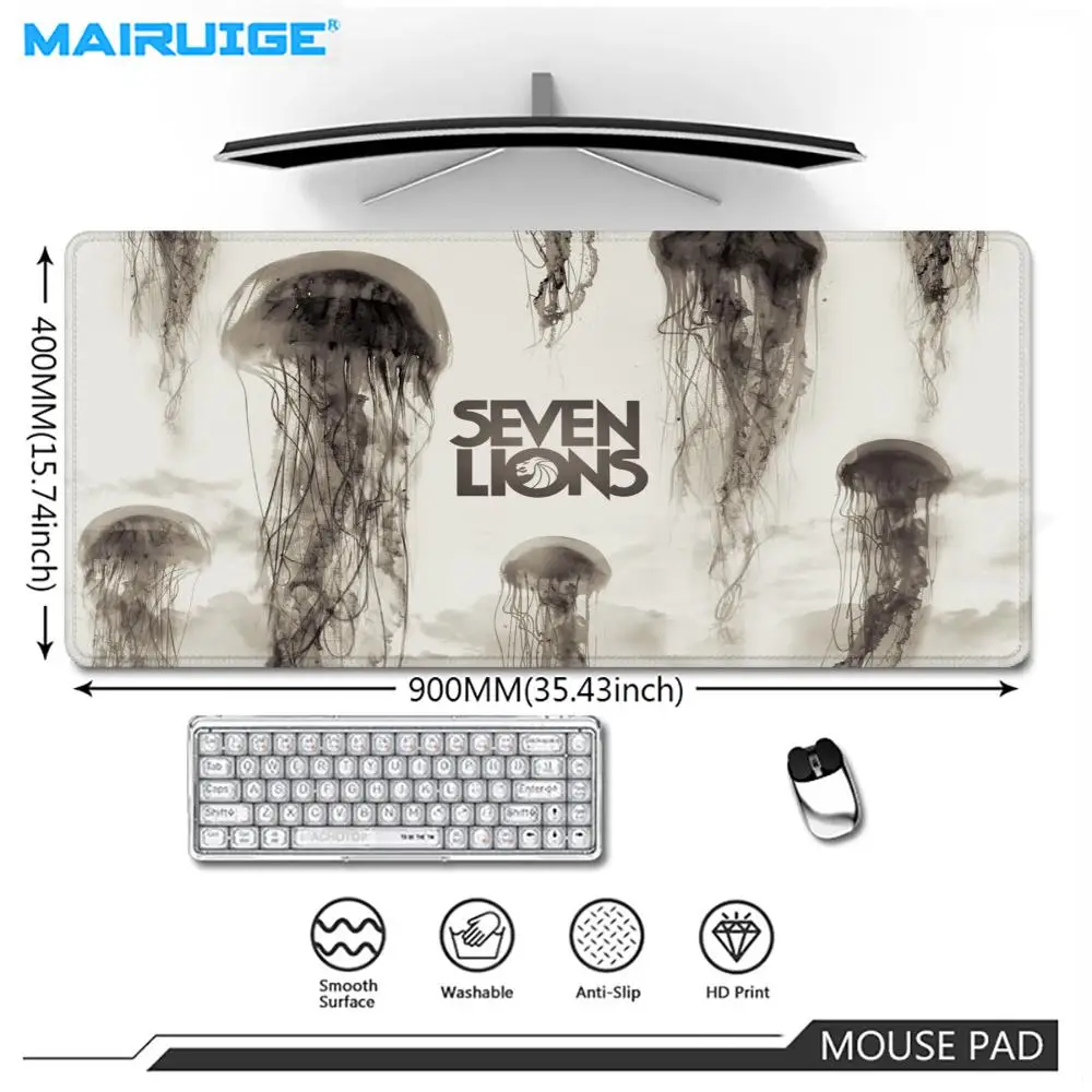 Jellyfish Mouse Pad XXL 90X40cm Computer Keyboard Gaming Mats Desk Mat Large Mousepad 40X45 Table Pads gamer
Jellyfish Mouse Pad XXL 90X40cm Computer Keyboard Gaming Mats Desk Mat Large Mousepad 40X45 Table Pads gamer