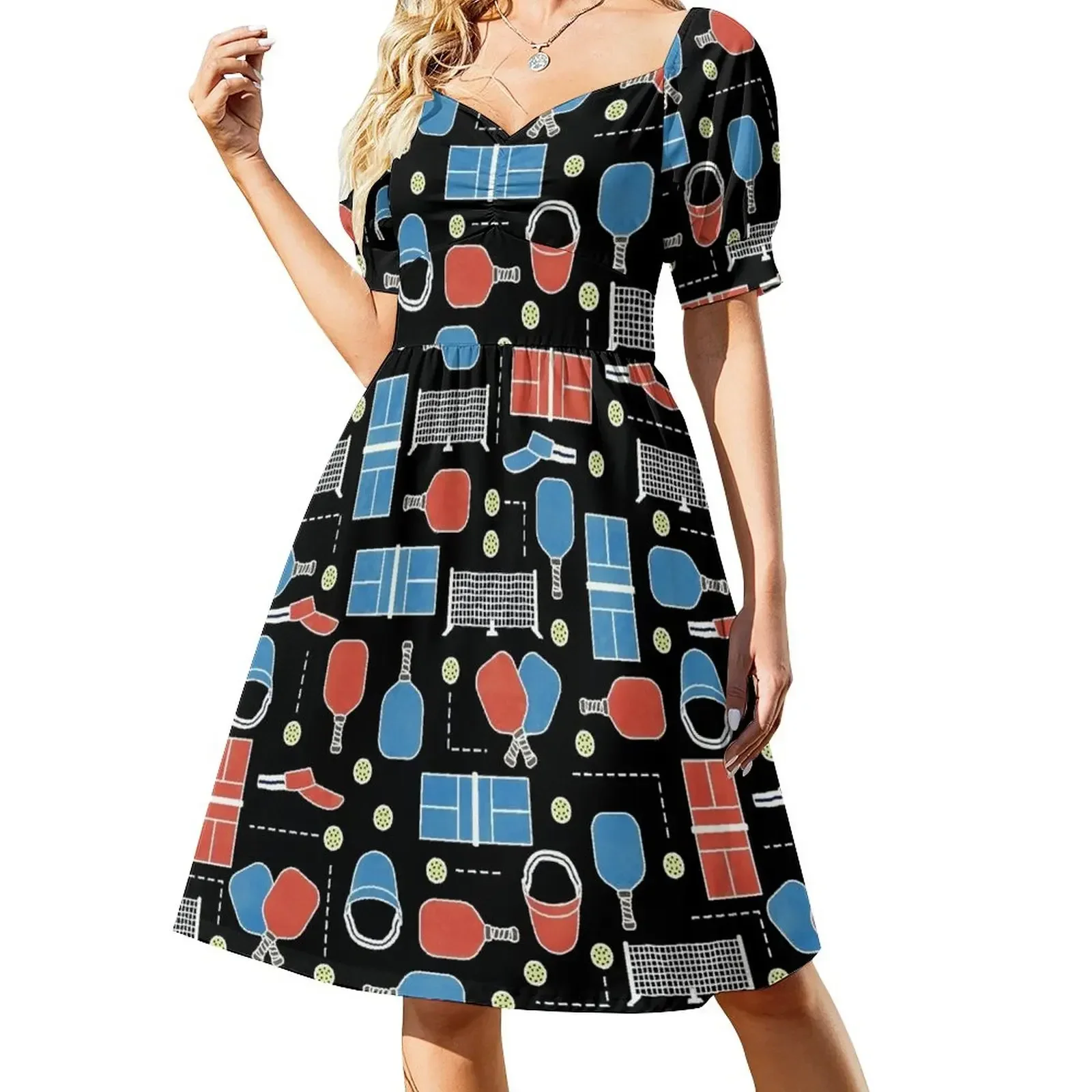 Pickleball Life Sport Pattern Dark Sleeveless Dress dress for women summer prom dresses Dress
Pickleball Life Sport Pattern Dark Sleeveless Dress dress for women summer prom dresses Dress