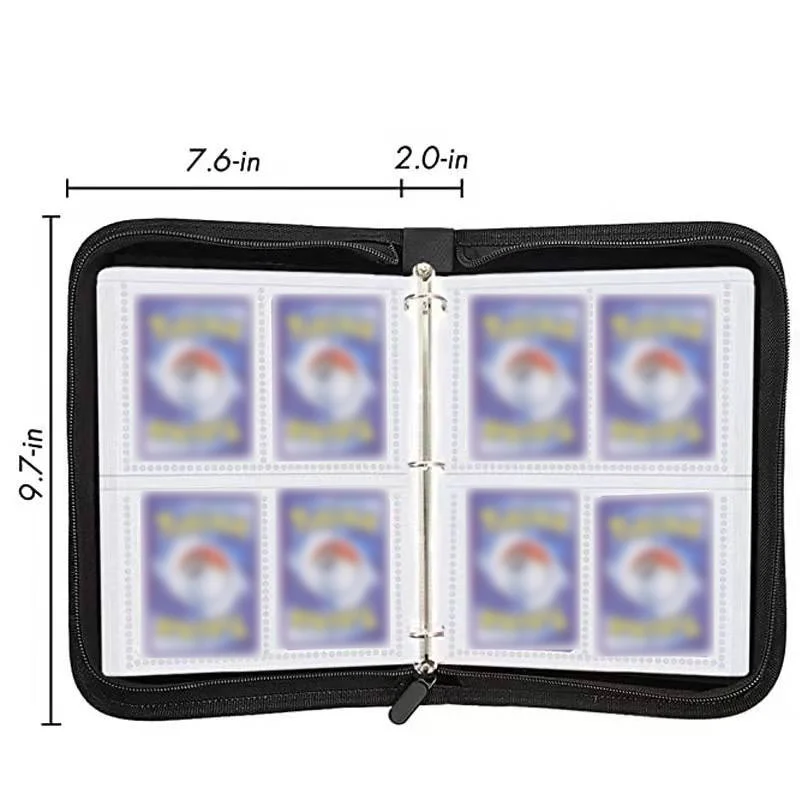 for PTCG 400pcs Anime Album Binder Photocard PU Zipper Photo Album Carte Holder Collection Folder Letters Board Game Card Book
for PTCG 400pcs Anime Album Binder Photocard PU Zipper Photo Album Carte Holder Collection Folder Letters Board Game Card Book