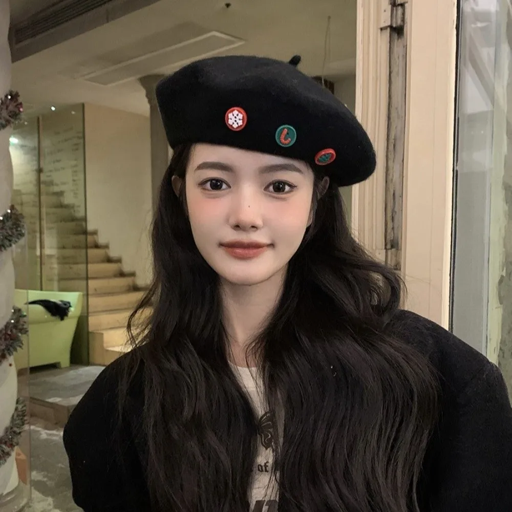 Модный шерстяной рождественский берет, толстая теплая ветрозащитная шапка-бини, однотонный рождественский подарок, рождественские наряды, шапки
Модный шерстяной рождественский берет, толстая теплая ветрозащитная шапка-бини, однотонный рождественский подарок, рождественские наряды, шапки