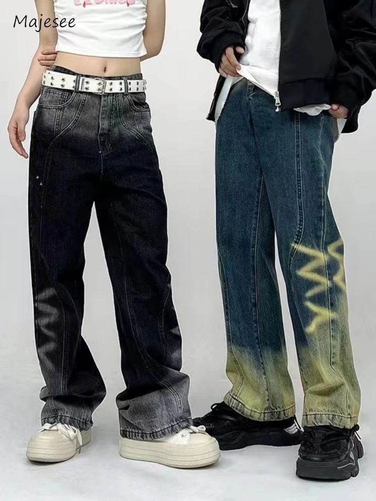Jeans Men Gradient Color Spliced Full Length Advanced American Style High Street Vintage Denim Trousers Loose Hip Hop Autumn New
Jeans Men Gradient Color Spliced Full Length Advanced American Style High Street Vintage Denim Trousers Loose Hip Hop Autumn New