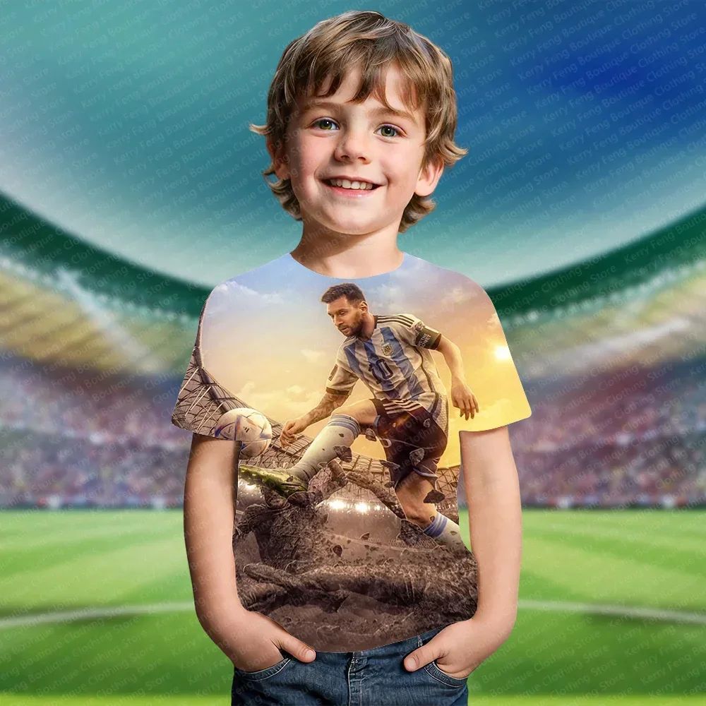 Summer Classic Messi Image 3D Printing Kids Adult T-shirt Top Daily Street Leisure Comfortable Fashion Fans Short Sleeve
Summer Classic Messi Image 3D Printing Kids Adult T-shirt Top Daily Street Leisure Comfortable Fashion Fans Short Sleeve