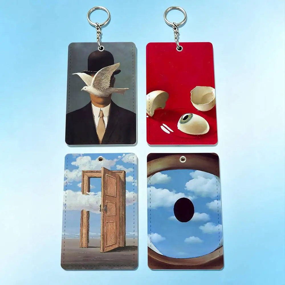 R-Rene Magritte Art Badge Holder Keychain For Bank Business Work Card Holder Student Card Protective Case Bus Card
R-Rene Magritte Art Badge Holder Keychain For Bank Business Work Card Holder Student Card Protective Case Bus Card