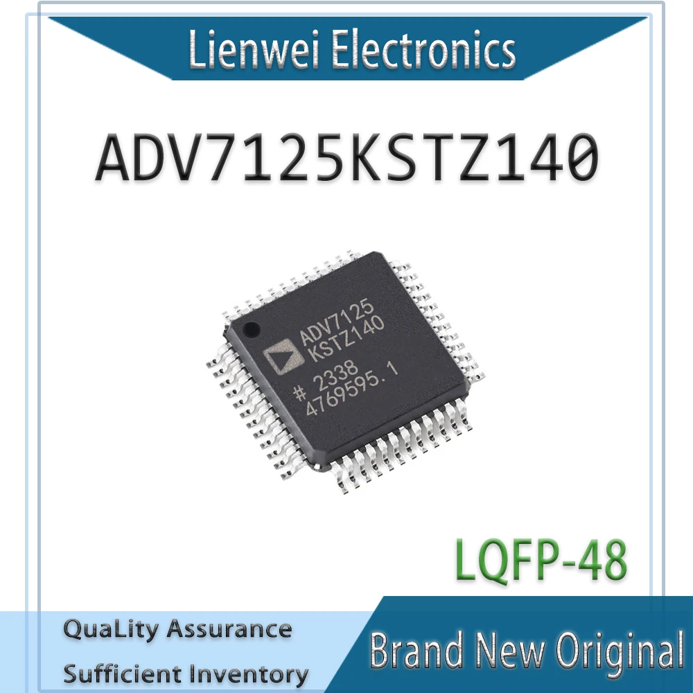 100% New Original ADV7125 ADV7125KSTZ140 IC Chipset LQFP-48
100% New Original ADV7125 ADV7125KSTZ140 IC Chipset LQFP-48