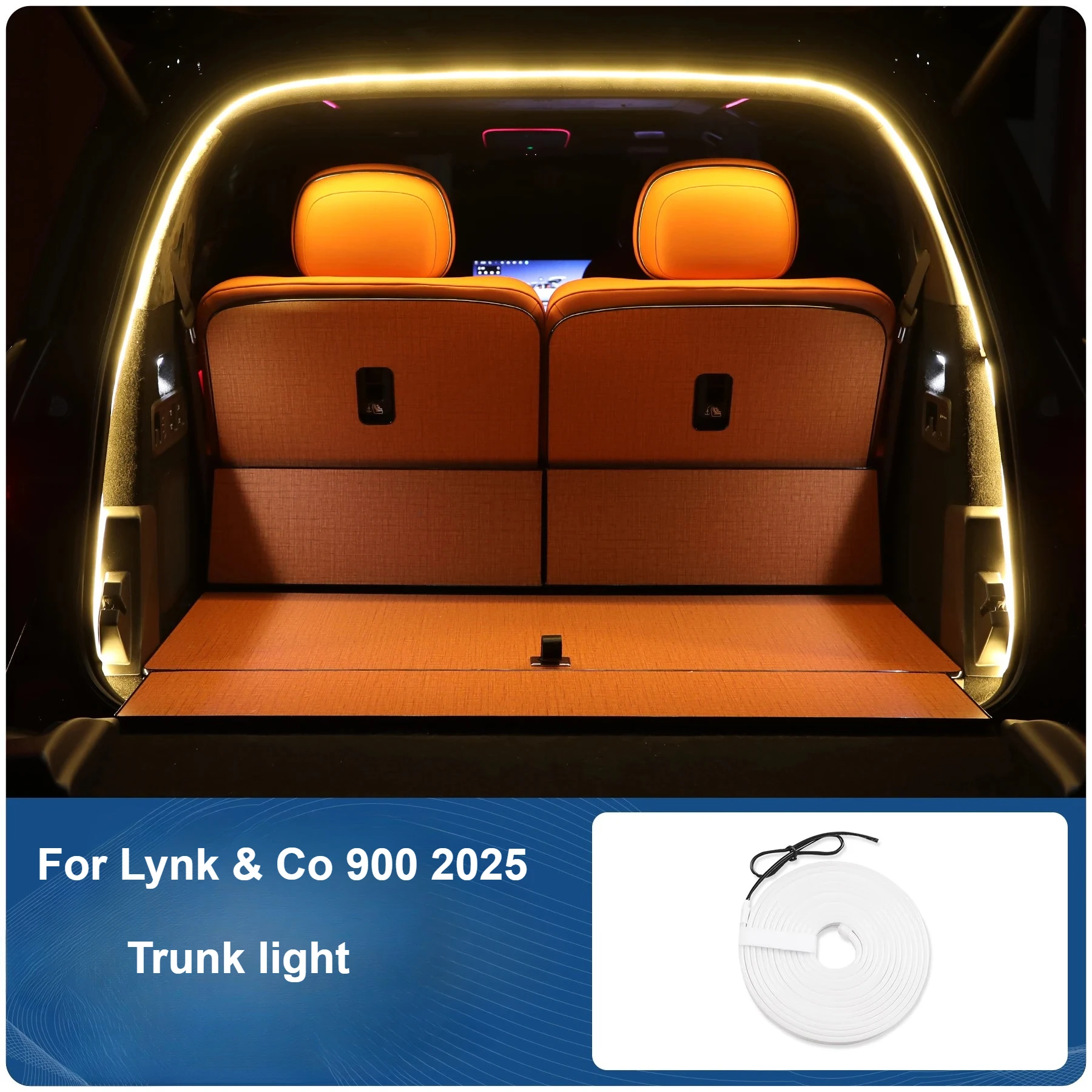 For Lynk&Co 900 2025 Rear Trunk Light Strip Modification Trunk Flow Lighting Interior LED Ambient Lighting Interior Accessories
For Lynk&Co 900 2025 Rear Trunk Light Strip Modification Trunk Flow Lighting Interior LED Ambient Lighting Interior Accessories