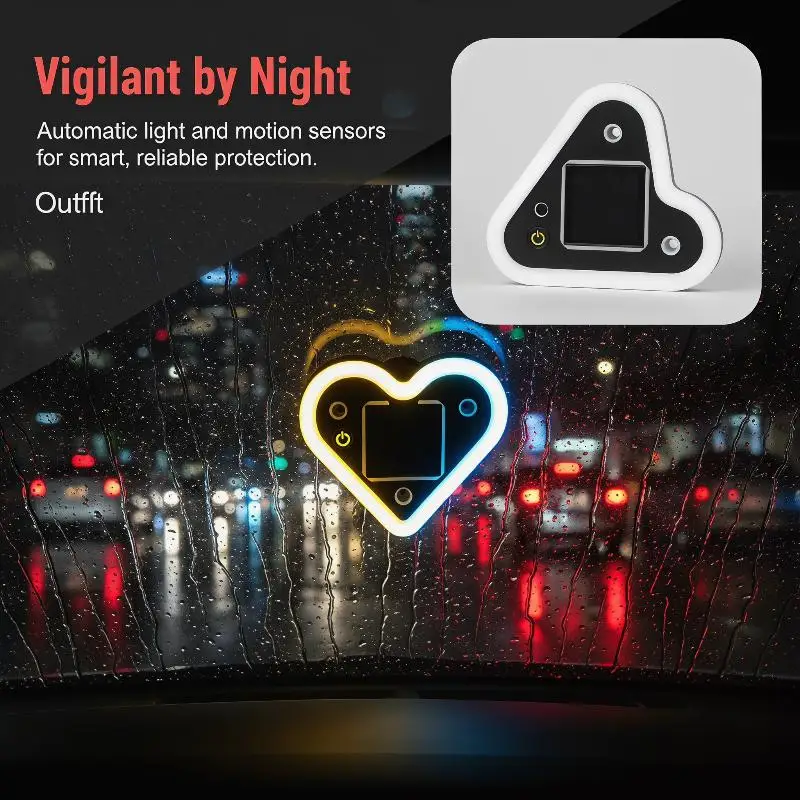 2026 NEW 1PCS Heart Shape Solar LED Car Window Light Love Neon, Triangle Atmosphere Decor Lamp Outdoor Warning, Hanging Ornament
2026 NEW 1PCS Heart Shape Solar LED Car Window Light Love Neon, Triangle Atmosphere Decor Lamp Outdoor Warning, Hanging Ornament