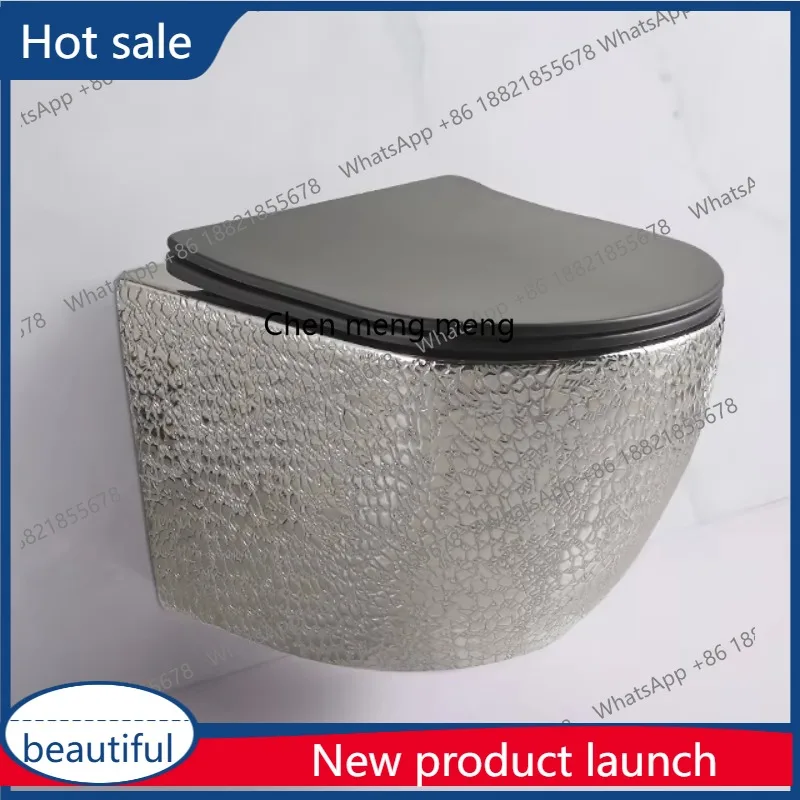 A13 Hot Sale Bathroom Floating Porcelain Gold Toilet WC Sanitary Ware P Trap Dual Flush Toilet with Hidden Tank
A13 Hot Sale Bathroom Floating Porcelain Gold Toilet WC Sanitary Ware P Trap Dual Flush Toilet with Hidden Tank