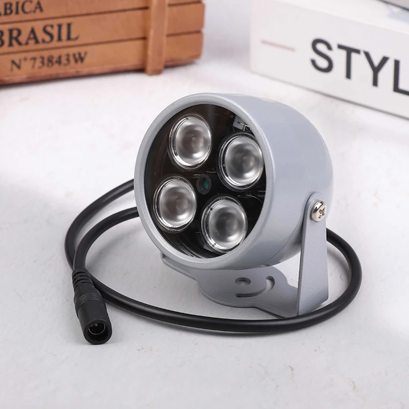 Светодиоды для видеонаблюдения 4 массива ИК-светодиодный осветитель CCTV ИК-инфракрасный водонепроницаемый ночного видения для камеры безопасности Использование питания 12 В 2 А
Светодиоды для видеонаблюдения 4 массива ИК-светодиодный осветитель CCTV ИК-инфракрасный водонепроницаемый ночного видения для камеры безопасности Использование питания 12 В 2 А