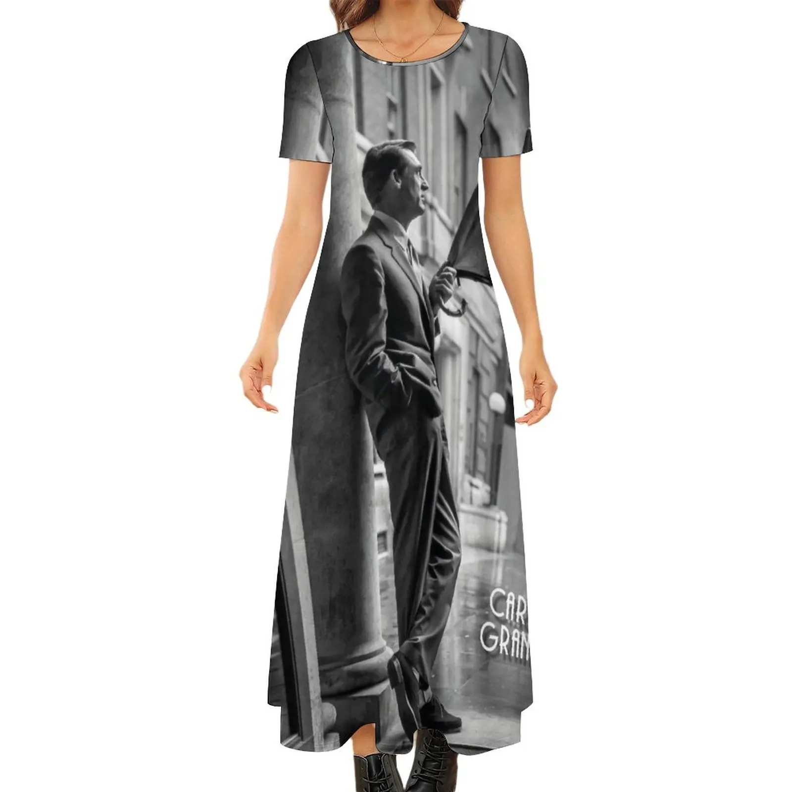 Cary Grant Round Neck Short Sleeve Dress women clothing 2024 new arrivals Female dress
Cary Grant Round Neck Short Sleeve Dress women clothing 2024 new arrivals Female dress