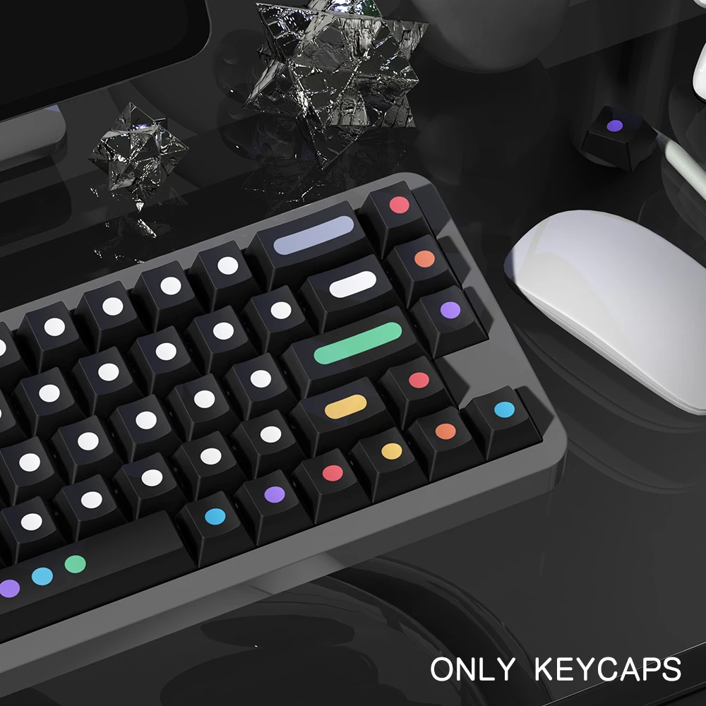 black dots point keycap Japanese PBT cherry profile keycaps for GMK ikbc lk67 mk870 tm680 68/84/104 Mechanical Keyboard
black dots point keycap Japanese PBT cherry profile keycaps for GMK ikbc lk67 mk870 tm680 68/84/104 Mechanical Keyboard