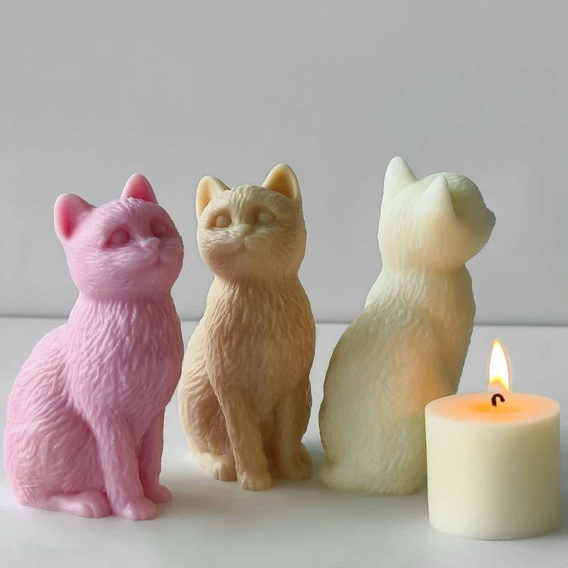 Diy 3d Candle Cats Making Silicone Mold Kit Soap Aromatherapy Resin Home Decor Handmade Cute Gift Table Ornaments
Diy 3d Candle Cats Making Silicone Mold Kit Soap Aromatherapy Resin Home Decor Handmade Cute Gift Table Ornaments