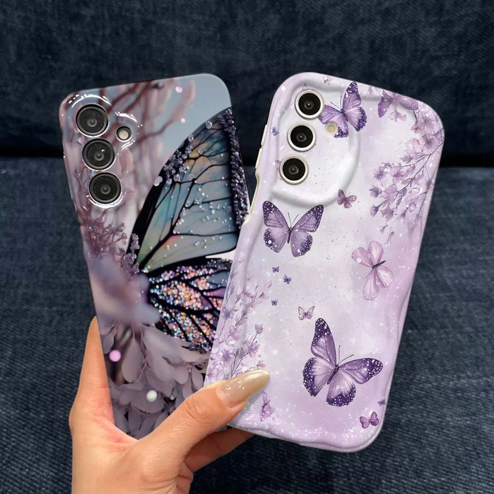 Purple Butterfly Floral For Samsung Galaxy A56 A55 A54 A51 A25 A17 A06 A05 Feilin Phone Case Wave Oil Phone Case Cover
Purple Butterfly Floral For Samsung Galaxy A56 A55 A54 A51 A25 A17 A06 A05 Feilin Phone Case Wave Oil Phone Case Cover