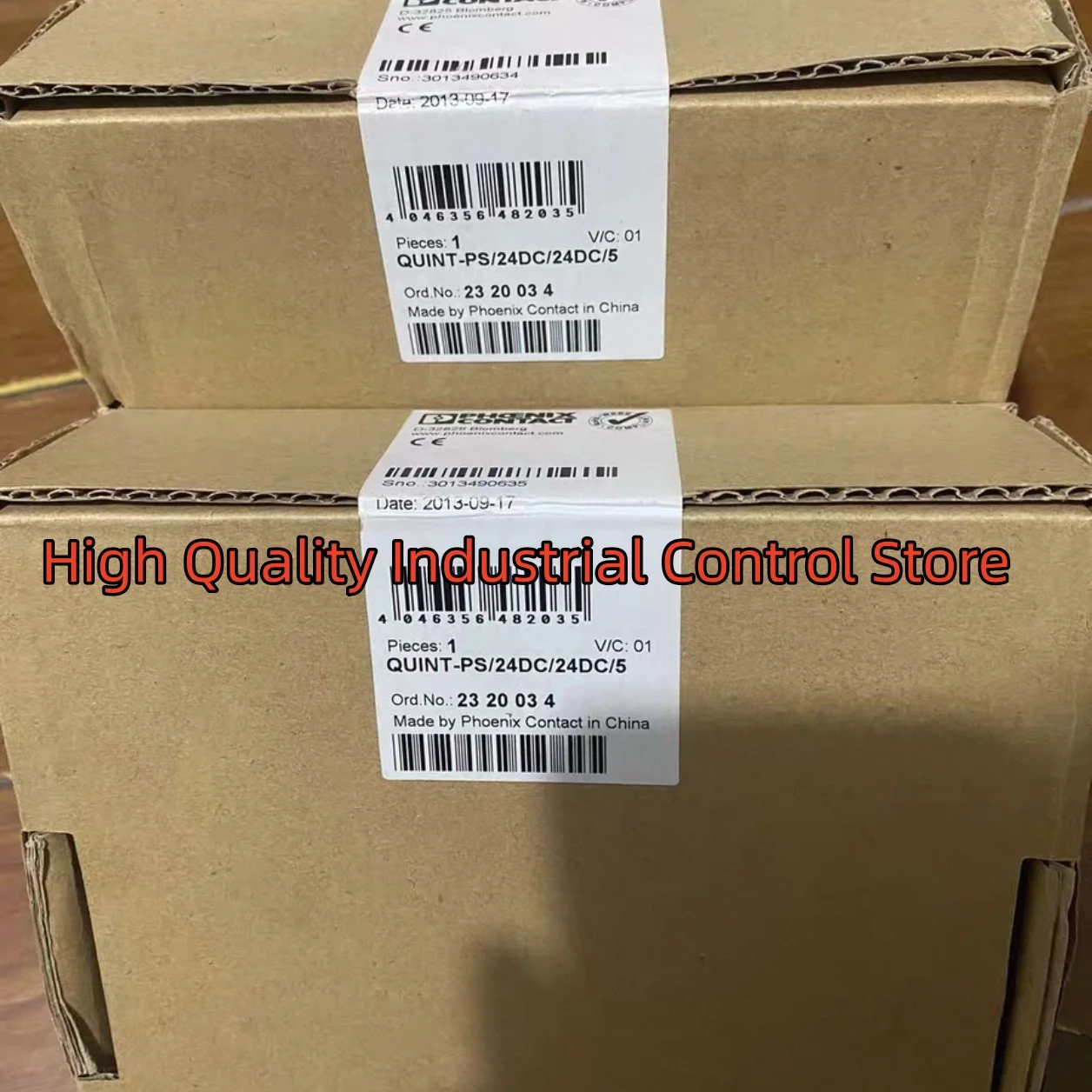 New 2320115 QUINT-PS/24DC/12DC/ 8 in box 2320157 QUINT-DIODE/12-24DC/2X20/1X40
New 2320115 QUINT-PS/24DC/12DC/ 8 in box 2320157 QUINT-DIODE/12-24DC/2X20/1X40