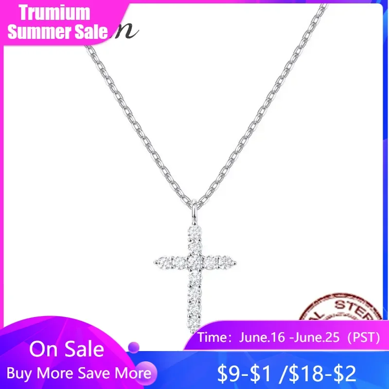 Trumium 925 Sterling Silver Cross Necklaces for Women Simple 14K Gold Color Pendant Clavicle Chain Fine Jewelry Gift Wholesale
Trumium 925 Sterling Silver Cross Necklaces for Women Simple 14K Gold Color Pendant Clavicle Chain Fine Jewelry Gift Wholesale