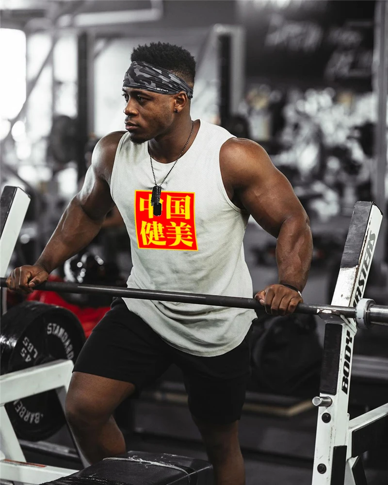 New Summer Running Vest Men Bodybuilding Gym Mesh Tank Top Workout Fitness Quick-drying O Neck Sleeveless Shirt Men
New Summer Running Vest Men Bodybuilding Gym Mesh Tank Top Workout Fitness Quick-drying O Neck Sleeveless Shirt Men