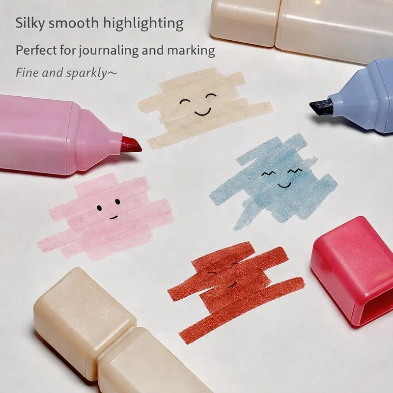 Glitter Highlighter Set Ins Style Sparkly Pastel Markers Quick Dry Fine Glitter Highlighter Pens for Journaling Art Supplies
Glitter Highlighter Set Ins Style Sparkly Pastel Markers Quick Dry Fine Glitter Highlighter Pens for Journaling Art Supplies