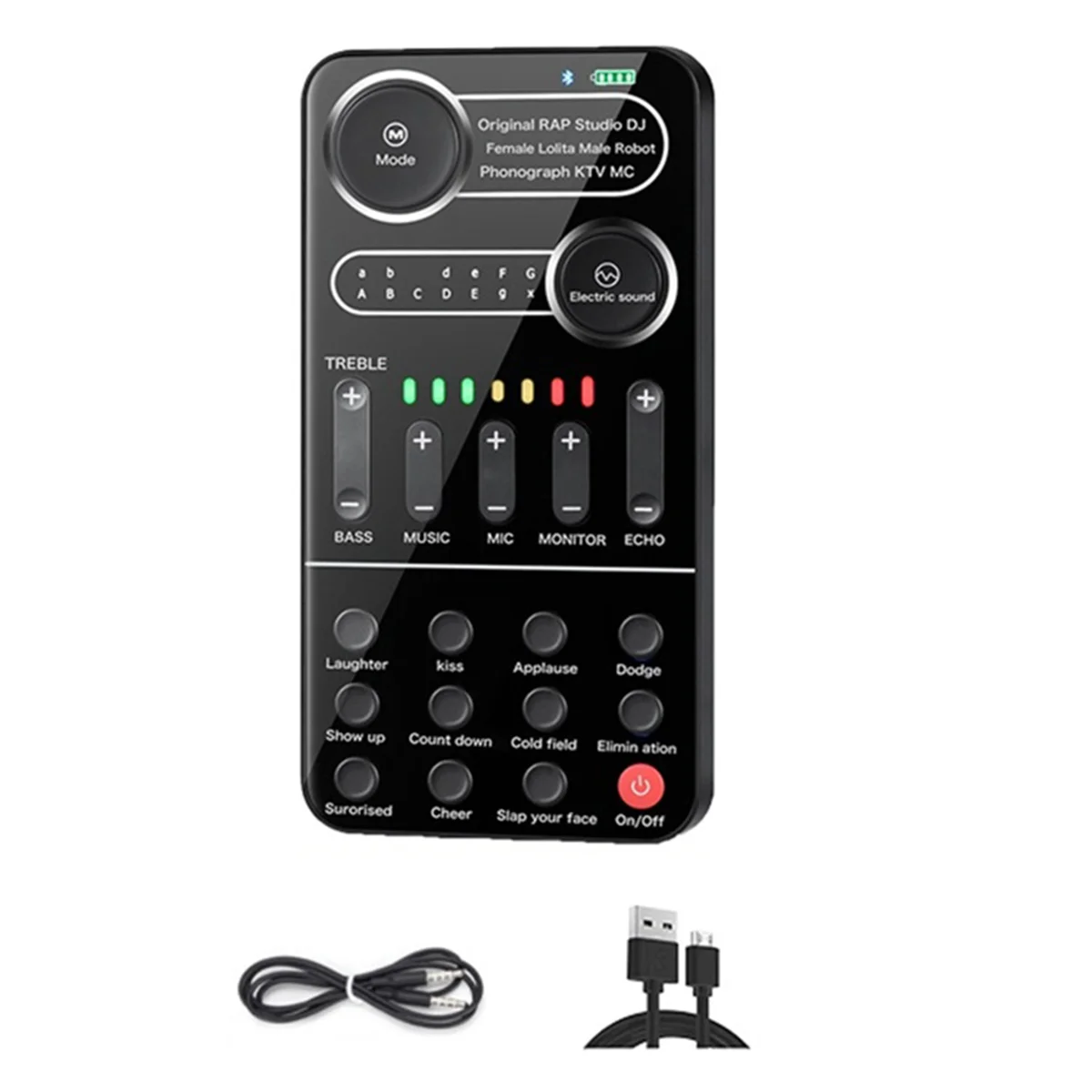 K9 Voice Changer Живая звуковая карта 12 электрических тонов Микрофон Прямая трансляция Звуковая карта для мобильного телефона Компьютер ПК
K9 Voice Changer Живая звуковая карта 12 электрических тонов Микрофон Прямая трансляция Звуковая карта для мобильного телефона Компьютер ПК