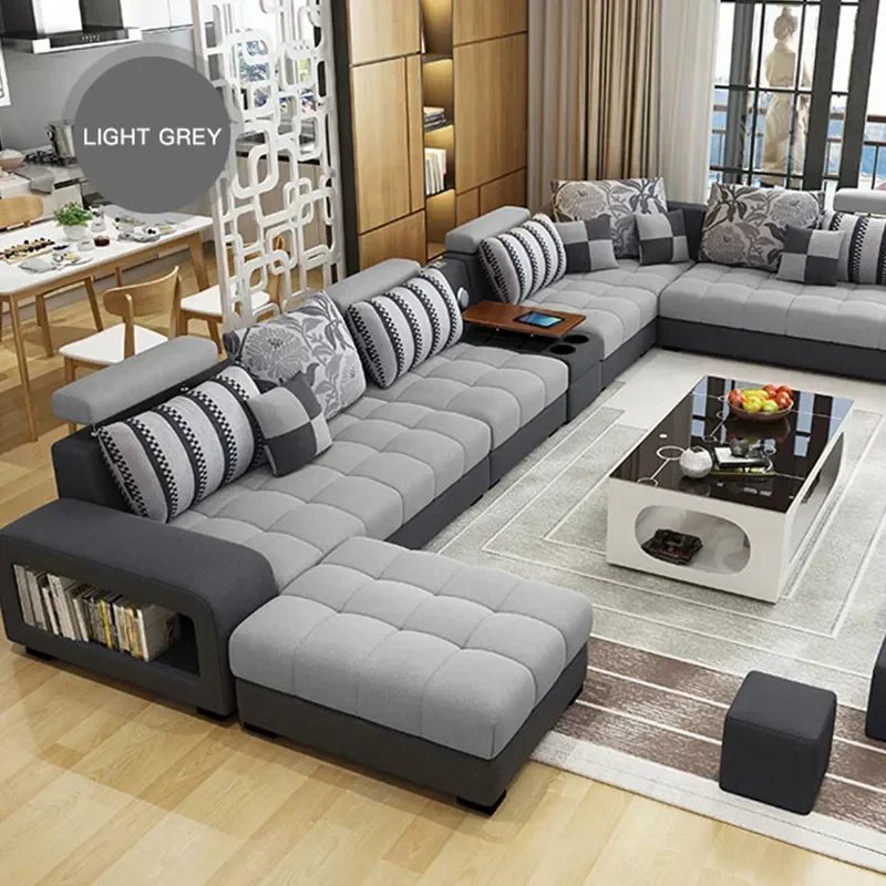 Nordic Modern Minimalist Long Chair Sofas Sectional Upholstered Fabric Sofa with Chaise Lounge 3 Seat Couch Large Furniture
Nordic Modern Minimalist Long Chair Sofas Sectional Upholstered Fabric Sofa with Chaise Lounge 3 Seat Couch Large Furniture