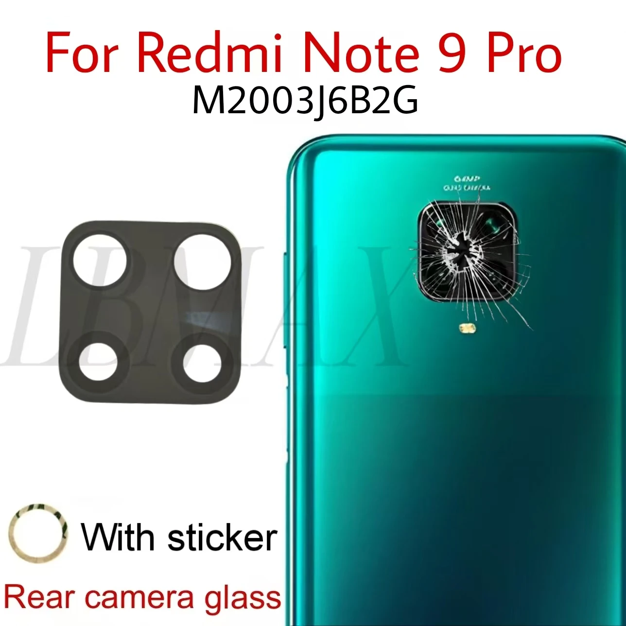 1-10set Back Camera Glass for Redmi Note9 Pro Rear camera Lens Cover replacement Adhesive Repair Parts M2003J6B2G
1-10set Back Camera Glass for Redmi Note9 Pro Rear camera Lens Cover replacement Adhesive Repair Parts M2003J6B2G