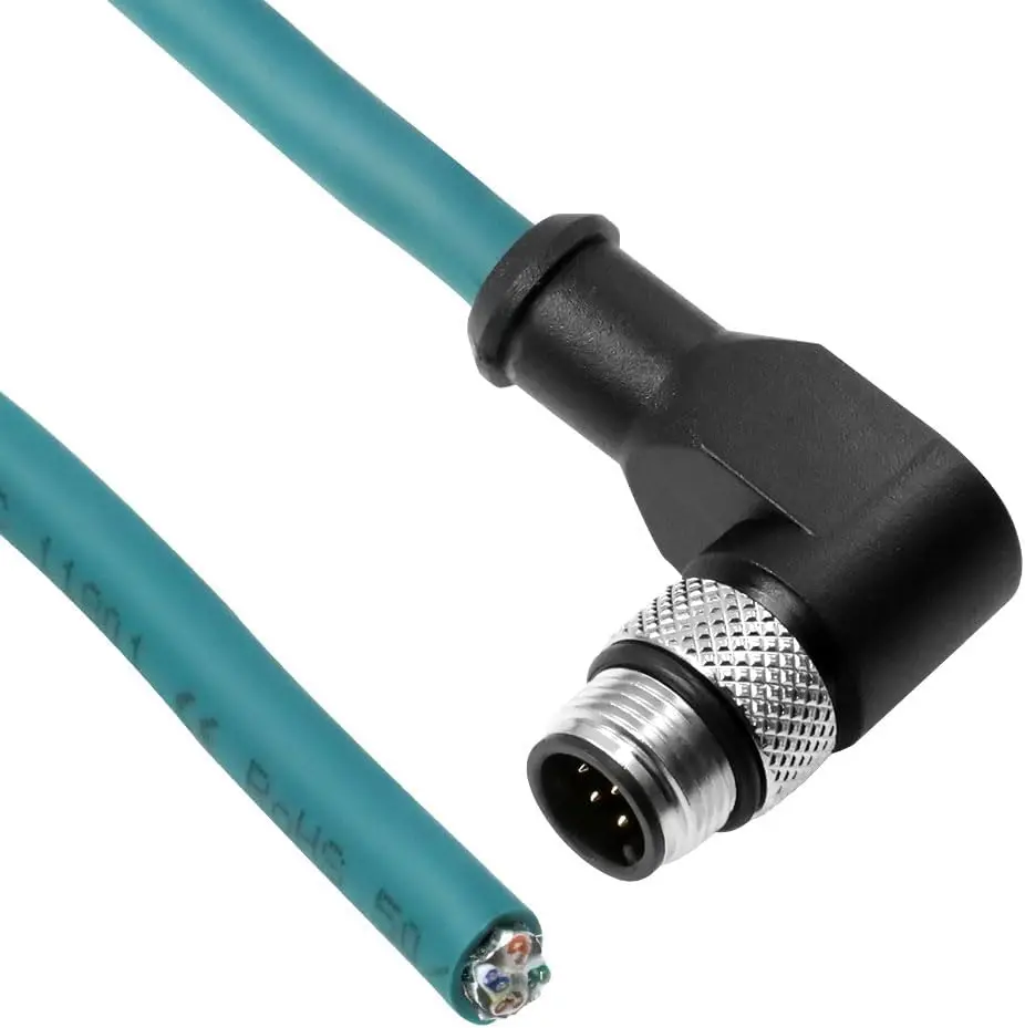 Alvin's Cables M12 A-Code 8-контактный штекер под прямым углом и открытым концом Кабель питания ввода-вывода Cat6a с высоким гибким экраном для Cognex Keyence Basler
Alvin's Cables M12 A-Code 8-контактный штекер под прямым углом и открытым концом Кабель питания ввода-вывода Cat6a с высоким гибким экраном для Cognex Keyence Basler