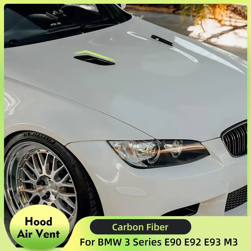 Car Front Hood Bonnet Air Vent Trim for BMW 3 Series E90 E92 E93 M3 2008-2013 Carbon Fiber Add on / Replace Air Vent Cover
Car Front Hood Bonnet Air Vent Trim for BMW 3 Series E90 E92 E93 M3 2008-2013 Carbon Fiber Add on / Replace Air Vent Cover