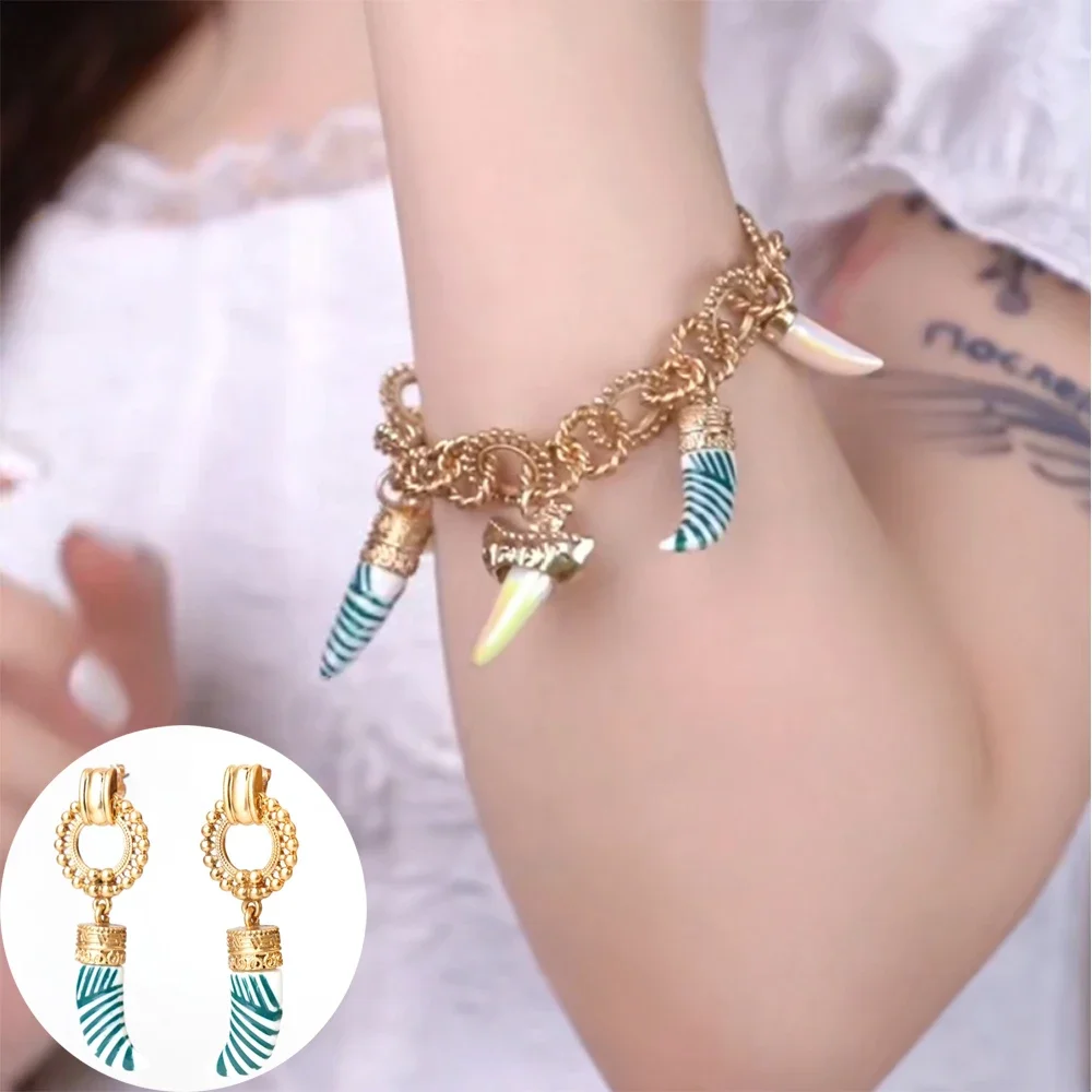 Ivory Charming Earrings Bracelet Earrings Earrings Jewelry Set Bohemian Fashion Exquisite Large Round Chain Bracelet Pendant
Ivory Charming Earrings Bracelet Earrings Earrings Jewelry Set Bohemian Fashion Exquisite Large Round Chain Bracelet Pendant