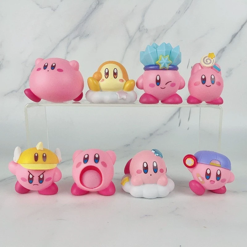 8pcs/set Kirby Kawaii Action Figure Doll Game Peripheral PVC Anime Model Decorative Ornaments Kids Birthday Gift Toys
8pcs/set Kirby Kawaii Action Figure Doll Game Peripheral PVC Anime Model Decorative Ornaments Kids Birthday Gift Toys