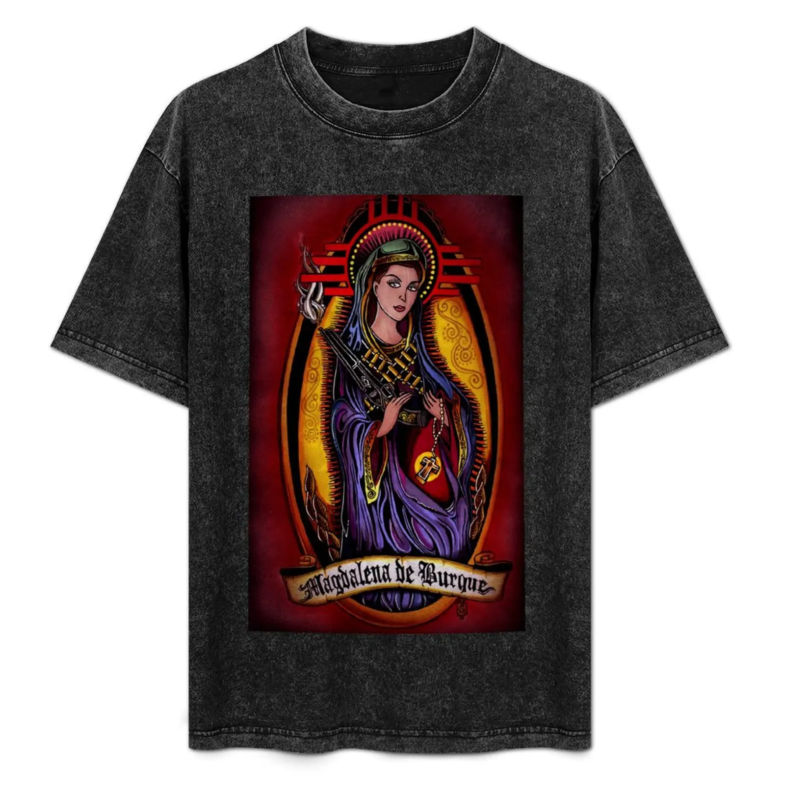 Magdalena De Burque T-Shirt Casual Loose Short Sleeve Tee for Men
Magdalena De Burque T-Shirt Casual Loose Short Sleeve Tee for Men