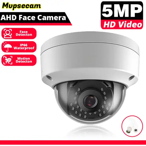 5MP Outdoor Analog CCTV Video Surveillance Camera Outside Waterproof HD AHD Home Camera with Motion Sensor Night Vision Cameras