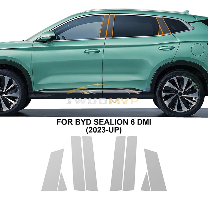 Для BYD SEALION 6 DMI 2023 2024 прозрачная защитная пленка из ТПУ для наружных окон BC, полоса центральной стойки, автомобильные наклейки, аксессуары
Для BYD SEALION 6 DMI 2023 2024 прозрачная защитная пленка из ТПУ для наружных окон BC, полоса центральной стойки, автомобильные наклейки, аксессуары
