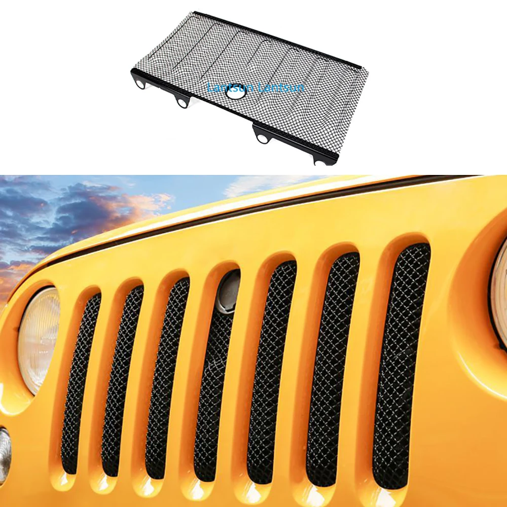 Lantsun J031 Steel Front Grille Insect Screen Proof Net 3D Insect-proof Screen Black for Jeep for Wrangler JK07-17
Lantsun J031 Steel Front Grille Insect Screen Proof Net 3D Insect-proof Screen Black for Jeep for Wrangler JK07-17