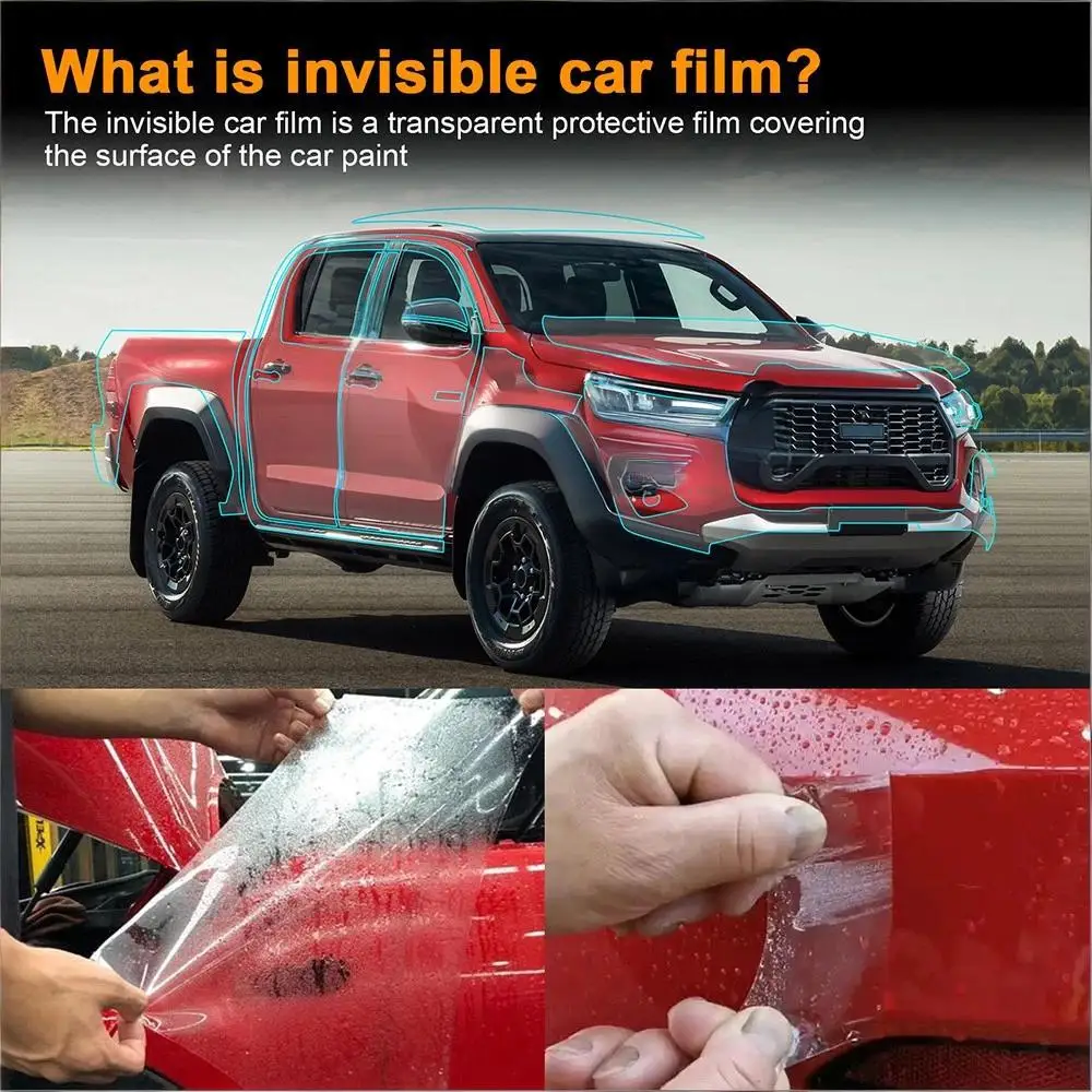 8.5Mil TPU Scratch-resistant Car Paint Protection Film For Toyota Hilux GR Sport 2024-2025 Car Body Transparent Bra Per-cut PPF
8.5Mil TPU Scratch-resistant Car Paint Protection Film For Toyota Hilux GR Sport 2024-2025 Car Body Transparent Bra Per-cut PPF