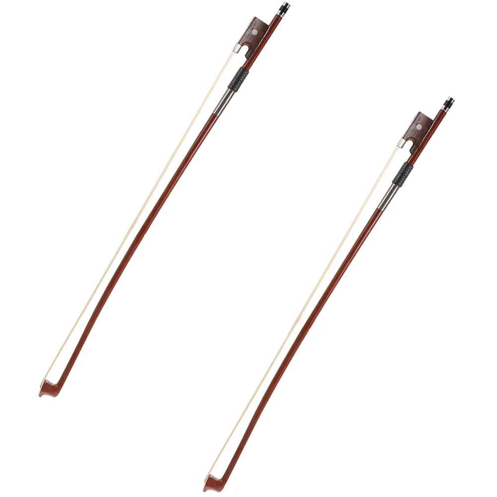 2pcs 1/8 Violin Bow Replacement Well Balanced Wooden Horse Hair Bow For Students Musical Instrument Parts Accessory
2pcs 1/8 Violin Bow Replacement Well Balanced Wooden Horse Hair Bow For Students Musical Instrument Parts Accessory