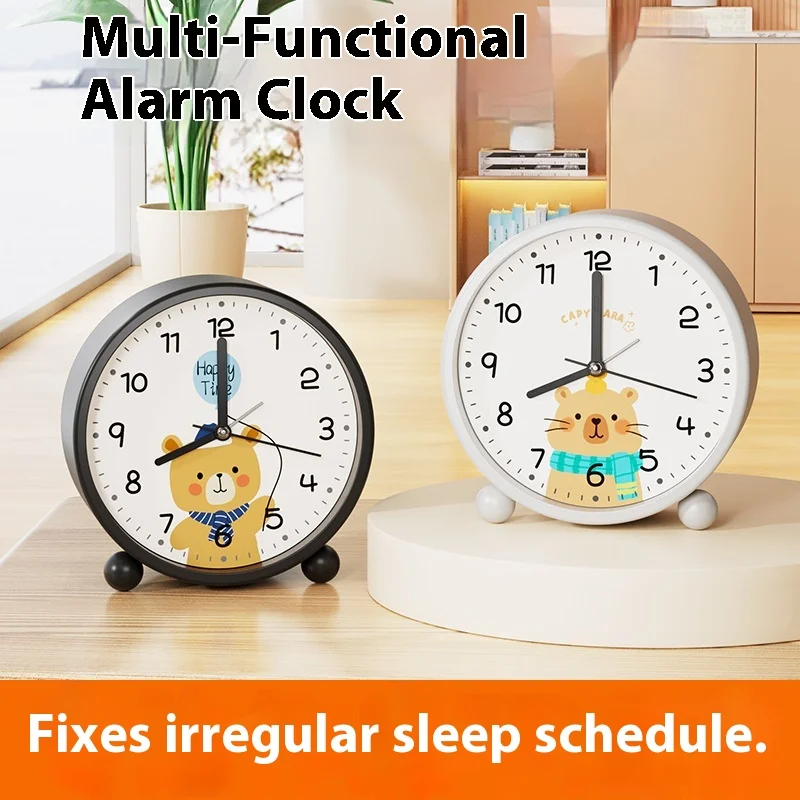 Children's Alarm Clock New Model Desktop Silent Study Placement Table Clock Toy for Waking up
Children's Alarm Clock New Model Desktop Silent Study Placement Table Clock Toy for Waking up