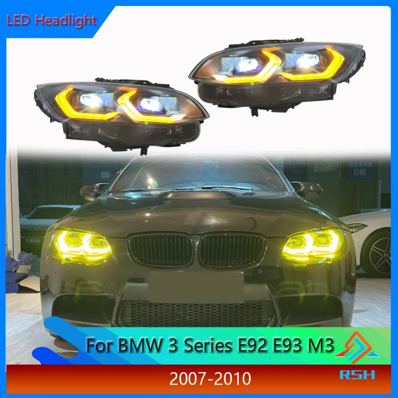 Headlight Assembly For BMW 3 Series E92 E93 M3 Modified LED Light 2007-2010 Yellow White Two-Color Version Drl Front Lamp
Headlight Assembly For BMW 3 Series E92 E93 M3 Modified LED Light 2007-2010 Yellow White Two-Color Version Drl Front Lamp