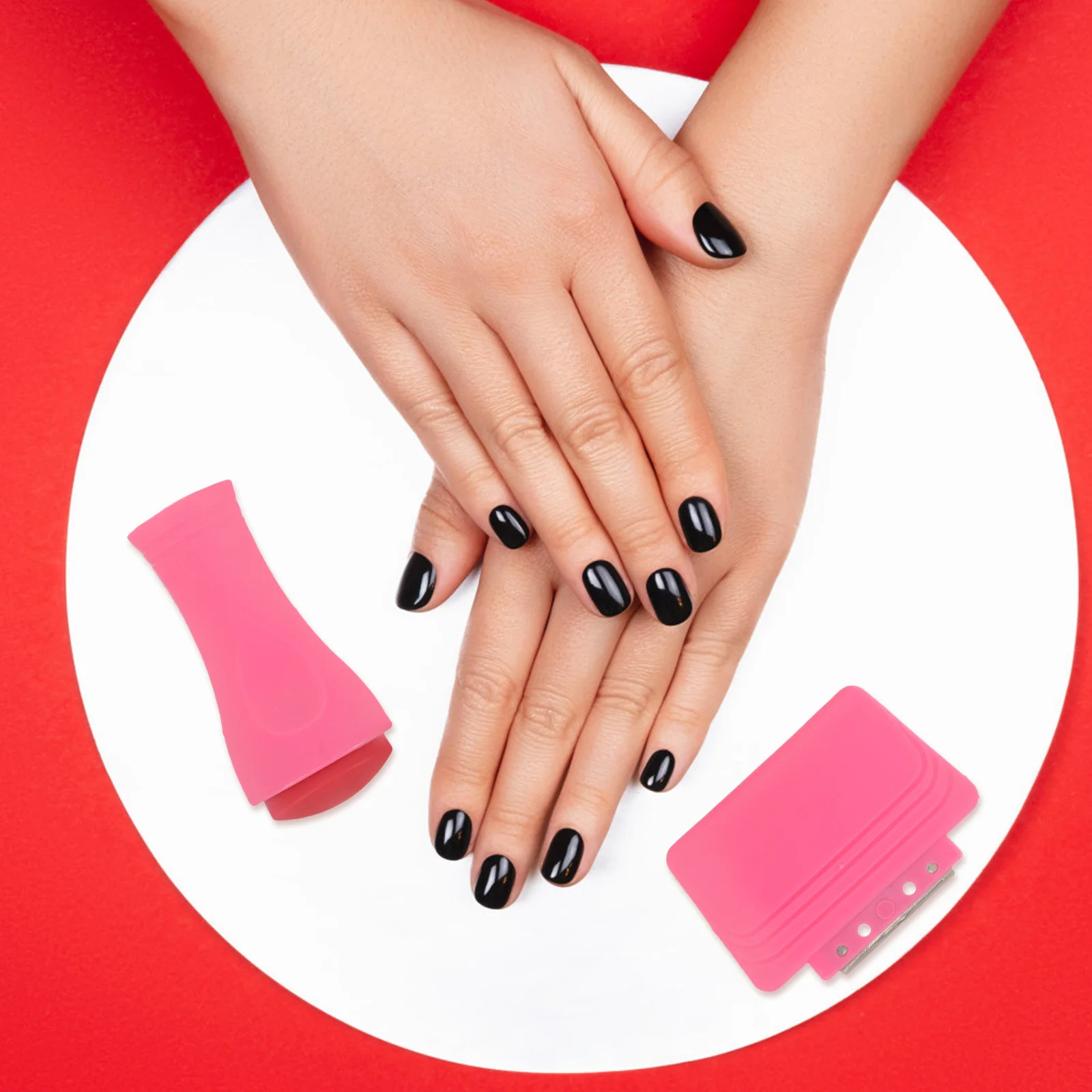 2Sets Professional Nail Stamper Kit with Scrapers Fine Workmanship Stamping Plates for Unique French Tip Nail Art Design Tools
2Sets Professional Nail Stamper Kit with Scrapers Fine Workmanship Stamping Plates for Unique French Tip Nail Art Design Tools