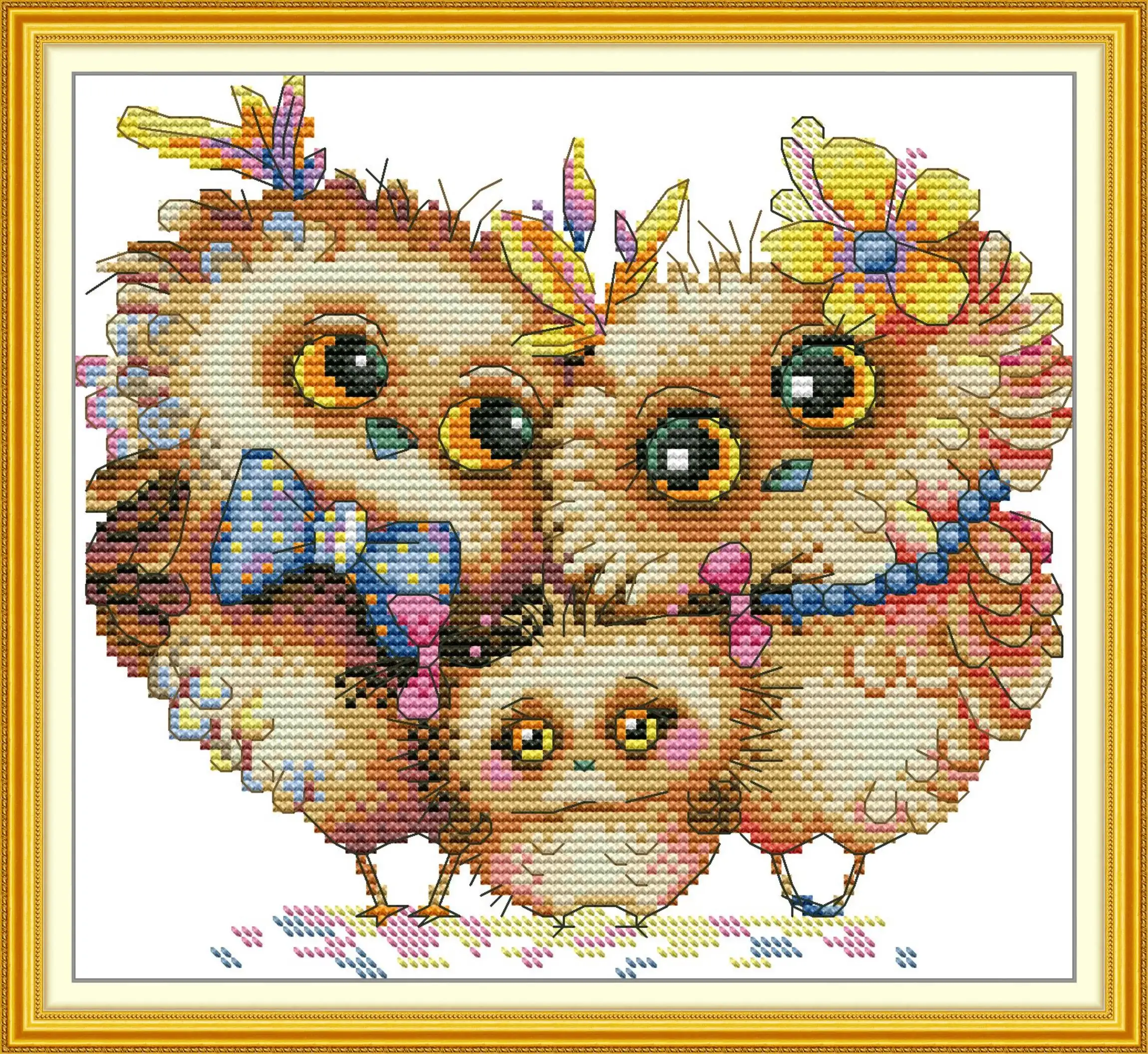 Maydear Full Cross Stitch Kit, 11CT/14CT/16CT/9CT Aida Fabric,DMC Threads Sewing Pattern Embroidery Set- The Owl Family
Maydear Full Cross Stitch Kit, 11CT/14CT/16CT/9CT Aida Fabric,DMC Threads Sewing Pattern Embroidery Set- The Owl Family