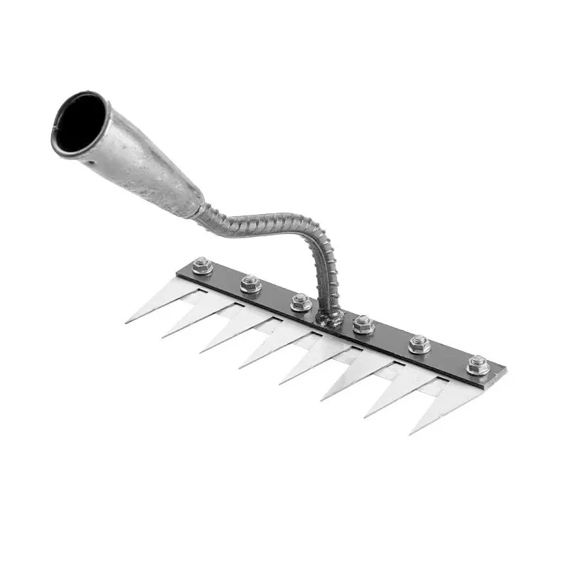 5/6/7/8 Teeth Carbon Steel Garden Hand Rake Farm Tool Weeding Scarifier Agricultural Nail Harrow Metal Harrow Garden WeedingTool
5/6/7/8 Teeth Carbon Steel Garden Hand Rake Farm Tool Weeding Scarifier Agricultural Nail Harrow Metal Harrow Garden WeedingTool