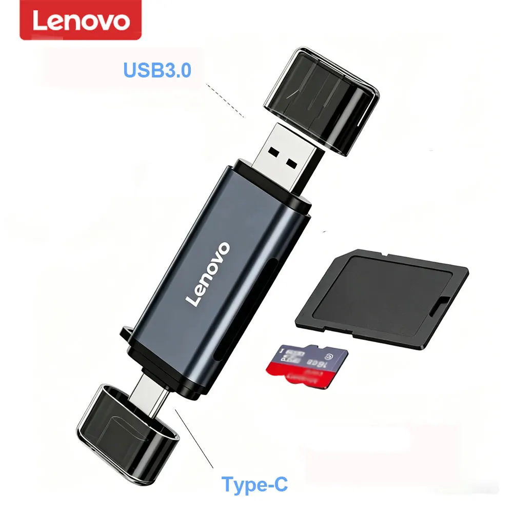 Lenovo 4 in 1 Card Reader USB3.0 & Type C Universal Card Adapter Multifunctional adapter for SD Card & Micro sd Card
Lenovo 4 in 1 Card Reader USB3.0 & Type C Universal Card Adapter Multifunctional adapter for SD Card & Micro sd Card