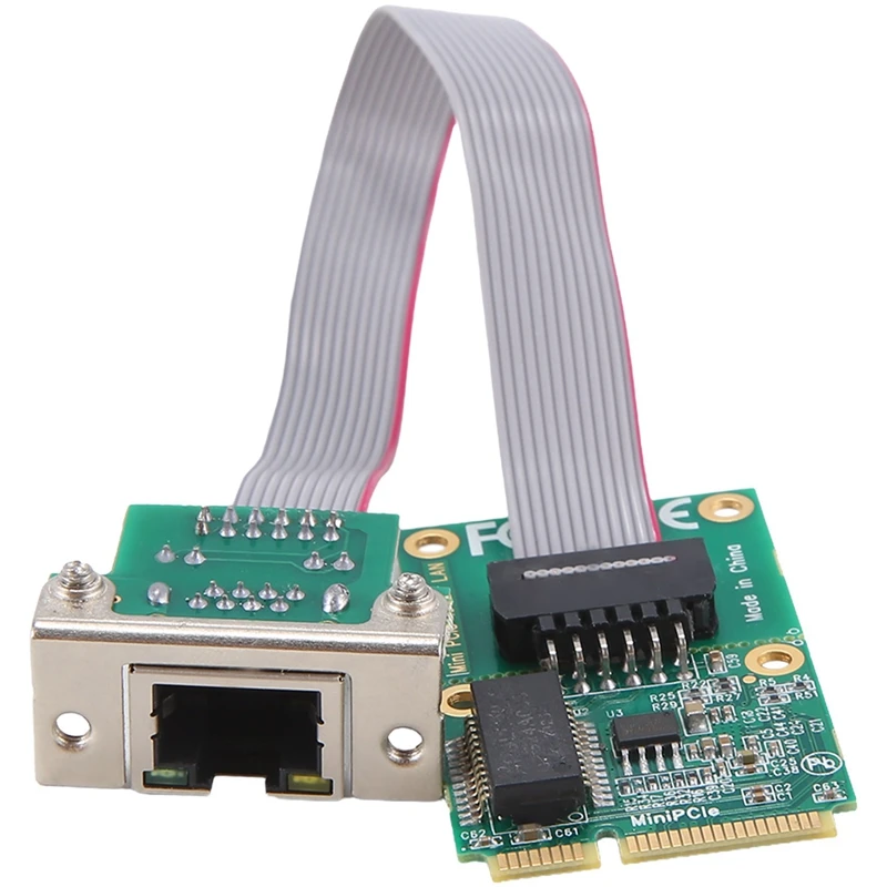 Сетевая карта Mini PCI-E со изогнутым контактом, гигабитная однопортовая серверная сетевая карта I210AT, чип GBE Ethernet RJ45, прочная сетевая карта
Сетевая карта Mini PCI-E со изогнутым контактом, гигабитная однопортовая серверная сетевая карта I210AT, чип GBE Ethernet RJ45, прочная сетевая карта