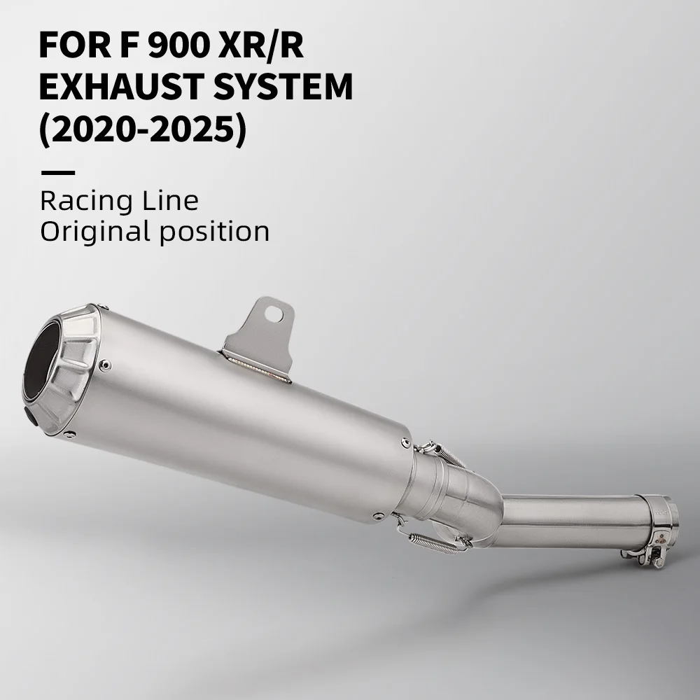Slip On For F900 F900XR F900R 2020 - 2025 Motorcycle Exhaust Mid-Link Pipe Muffler 51MM
Slip On For F900 F900XR F900R 2020 - 2025 Motorcycle Exhaust Mid-Link Pipe Muffler 51MM