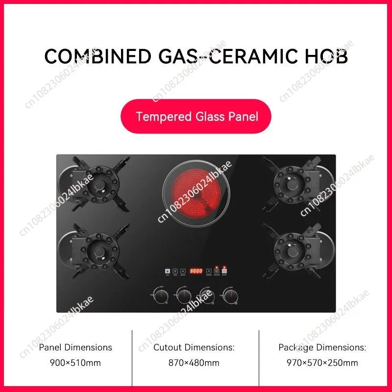 Built-In 5 Burnerand Electric Cooktop for Household Use Hob Gas Stove for Industrial and Residential Use
Built-In 5 Burnerand Electric Cooktop for Household Use Hob Gas Stove for Industrial and Residential Use
