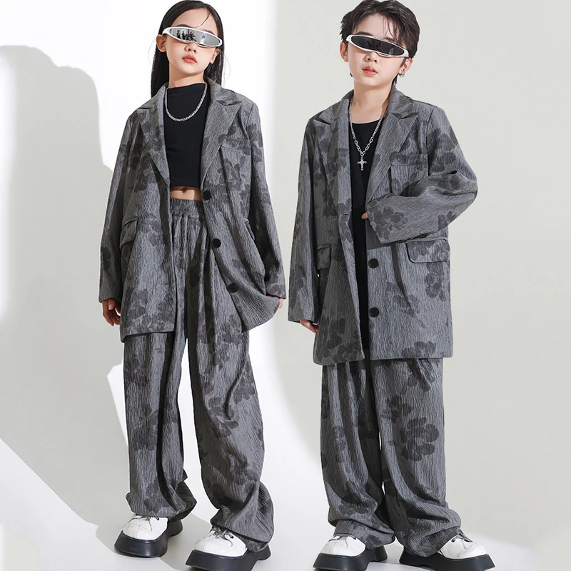 Street Dance Children'S Fashion Suit Boys Hiphop Dance Performance Clothing Girls Walking Show Jazz Dance Stage Costumes
Street Dance Children'S Fashion Suit Boys Hiphop Dance Performance Clothing Girls Walking Show Jazz Dance Stage Costumes