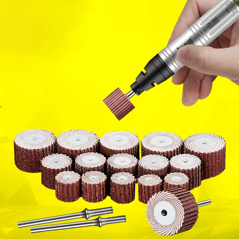 10Pcs 10/12/15/20mm Shutter Polishing Wheel Dremel Accessories Sanding Flap Polishing Wheels Sanding Disc For Rotary Tool
10Pcs 10/12/15/20mm Shutter Polishing Wheel Dremel Accessories Sanding Flap Polishing Wheels Sanding Disc For Rotary Tool