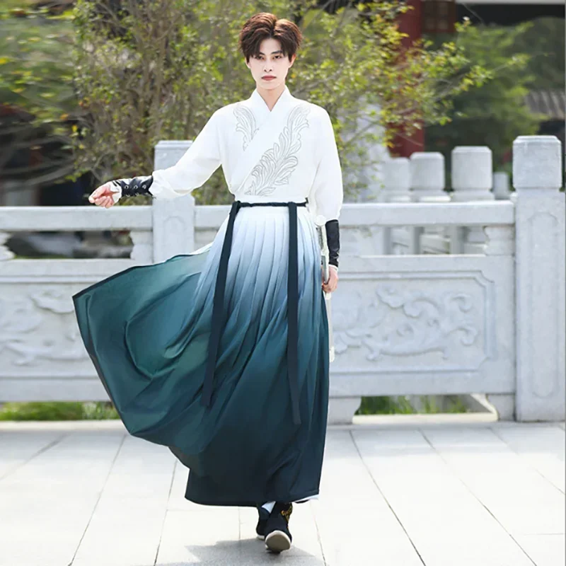 Large Size 5XL Chinese Hanfu Costume Men Costume Party Outfit Ancient Gradient Green Hanfu Dress Women hanfu men
Large Size 5XL Chinese Hanfu Costume Men Costume Party Outfit Ancient Gradient Green Hanfu Dress Women hanfu men